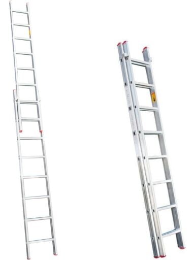 2 PARÇALI ALÜMİNYUM MERDİVENLER