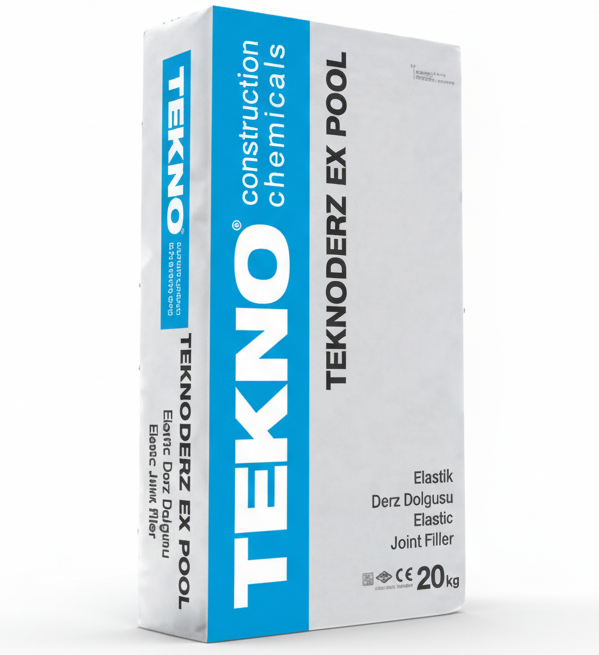 TEKNODERZ EX POOL 20KG Silikonlu Flex Derz Dolgusu (Gri-Beyaz)