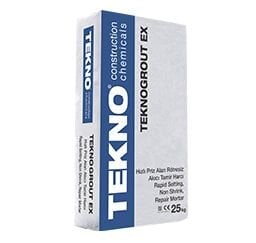 TEKNOGROUT EX Hızlı Priz Alan Rötre Yapmayan Akıcı Tamir Harcı - 25 KG