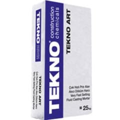 TEKNO ART Gri Hızlı Priz Alan Akıcı Dekoratif Döküm Harcı