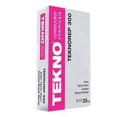 TEKNOREP 300 Çimento Esaslı Elyaflı Kalın Tamir Harcı - 25 KG