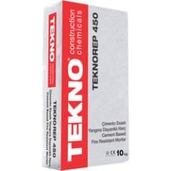 TEKNOREP 450 Çimento Esaslı Yangına Dayanıklı Harç
