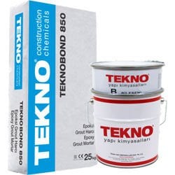 Teknobond 850 Üç Bileşenli Epoksi Grout Harcı 30 kg