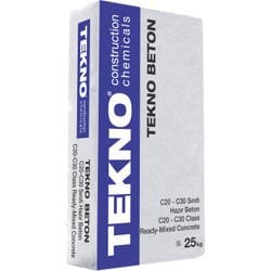Tekno Beton C30 Sınıfı Hazır Beton 25 kg