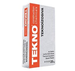 Teknoizosıva Isı Yalıtım Levha Üstü Sıvası 25kg