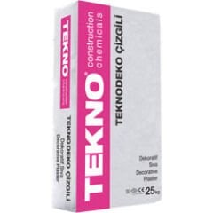 Teknodeko Çizgili Çizgi Dokulu Dekoratif Sıva 25kg