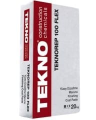 Teknorep 100 Flex Isı Yalıtım Sistemi Üzeri Düzeltme Macunu Beyaz 20 Kg