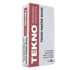 Tekno Makine Sıvası Çimento Esaslı İç ve Dış Cephe Sıvası 25 Kg