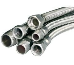 Çelik Fleks Bağlantı Hortumu  1/2-3/4 30 cmM Kombi