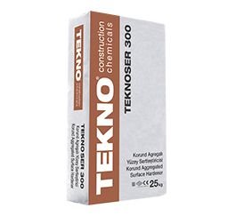Teknoser 300 Korund Agregalı Yüzey Sertleştirici (Kırmızı) 25KG