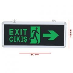 EXİT ( Çift Yönlü ) SG002 Çıkış Llevhası