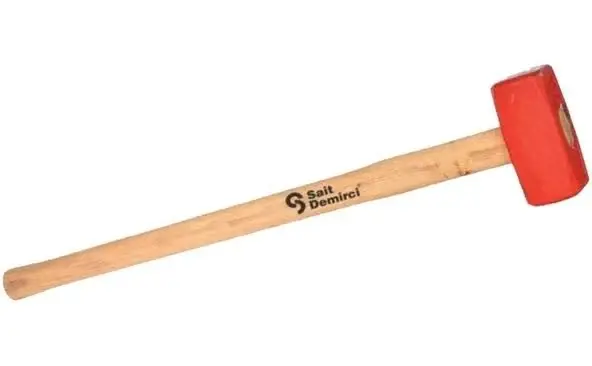 YEKPARE DÖVME ÇELİK SAPLI BALYOZ (DÜZ-SİVRİ)