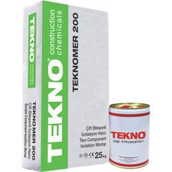 Teknomer 200 Kristalize Çift Bileşenli Su Yalıtım Malzemesi 27KG