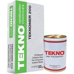 Teknomer 200 Çift Bileşenli Yarı Elastik Su Yalıtım 25KG Set