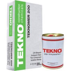 Teknomer 200 Çift Bileşenli Yarı Elastik Su Yalıtım 25KG Set