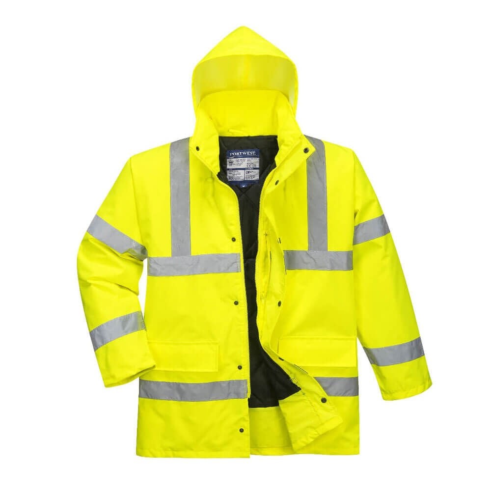 Reflektifli Kaban Fosforlu İş Güvenliği Montu