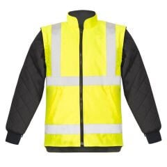 Reflektifli Kaban 5+1 Fosforlu İş Güvenliği Montu