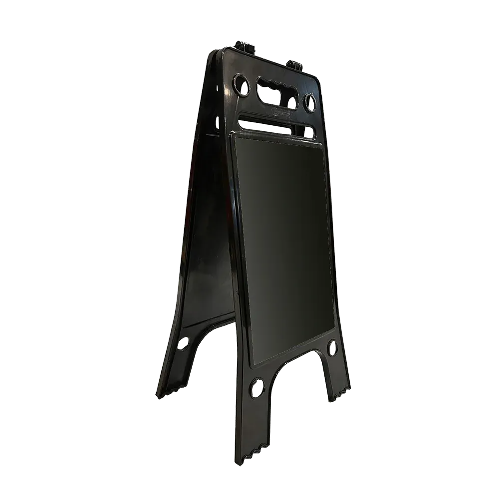 Kaygan Zemin Levhası – Kedi Gözü Yok – PPC Siyah 20x65 cm