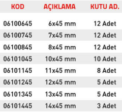 Tomax Manyetik Somun Adaptörü (Hex) Pakt