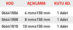 Tomax Extra Uzun Manyetik Somun Adaptörü (Hex) Pakt