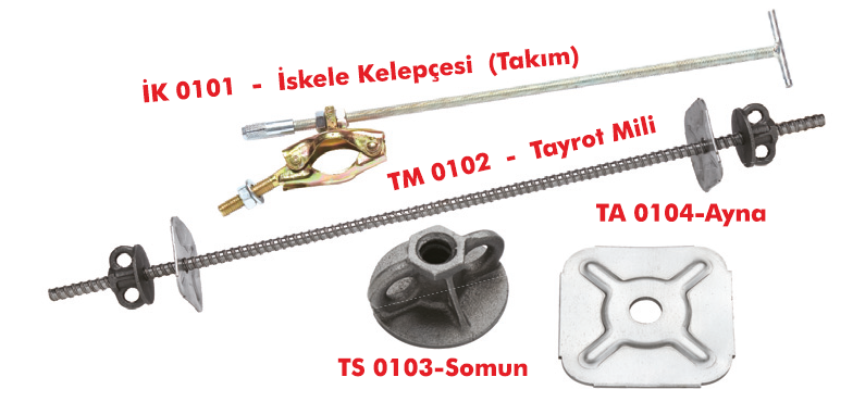 İSKELE & KALIP BAĞLANTI ELEMANLARI