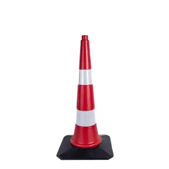 75 CM TRAFİK VE REKLAM KONİSİ (KAUÇUK TABANLI)