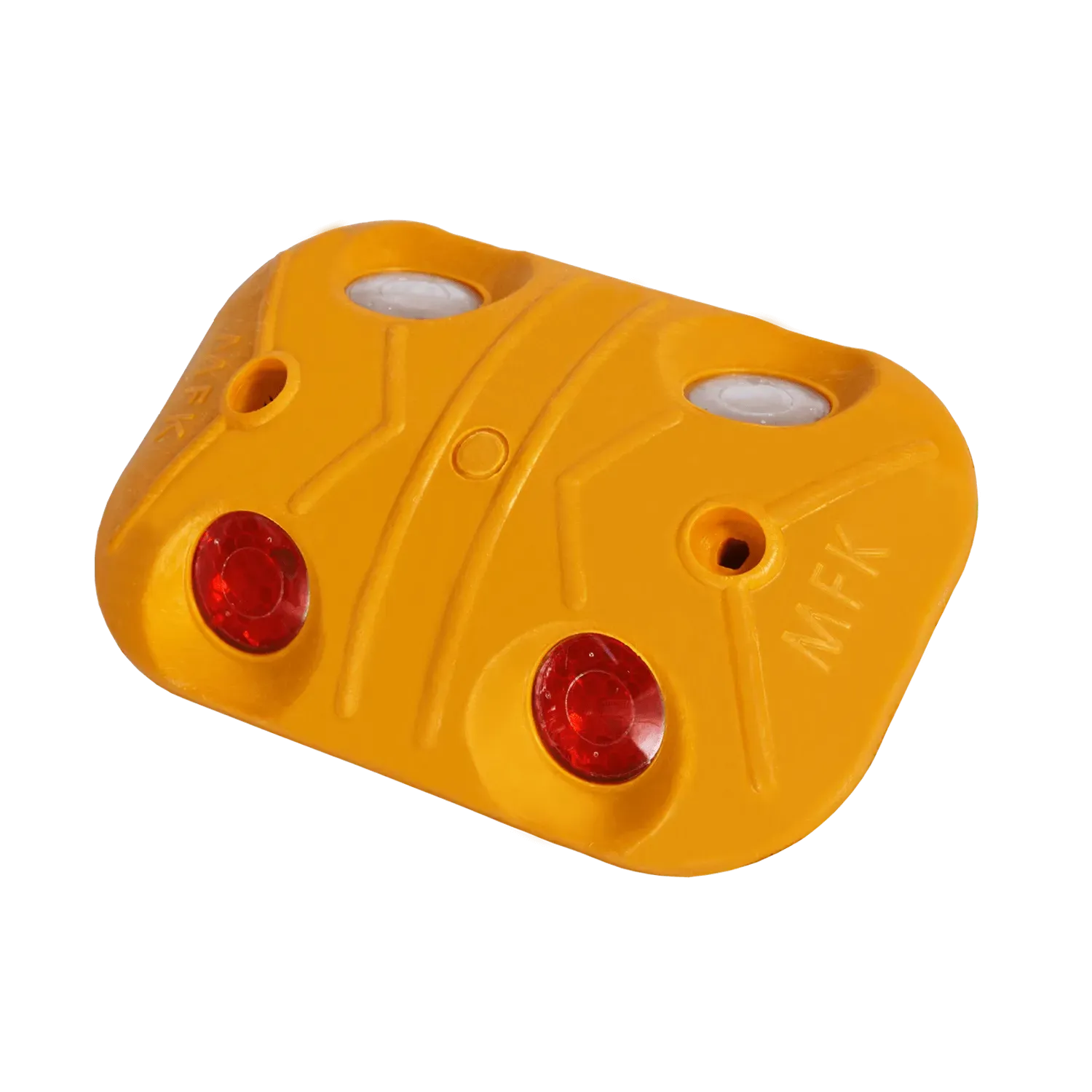 Oval Yol Butonu | PPC + 4 Kedi Gözü Reflektör