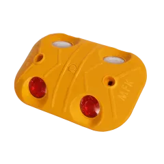 Oval Yol Butonu | PPC + 4 Kedi Gözü Reflektör