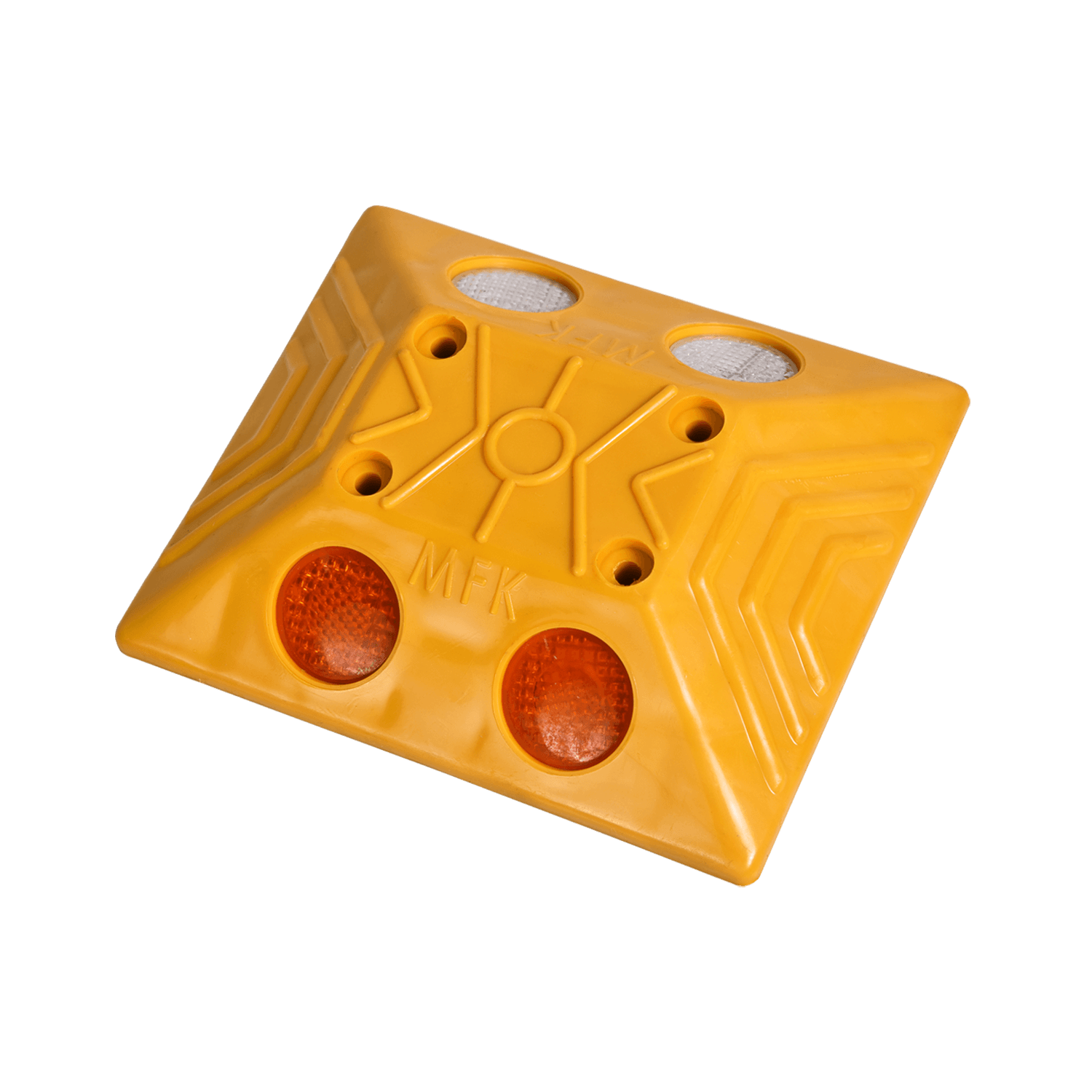 Klasik Yol Butonu | PPC + 4 Kedi Gözü Reflektör