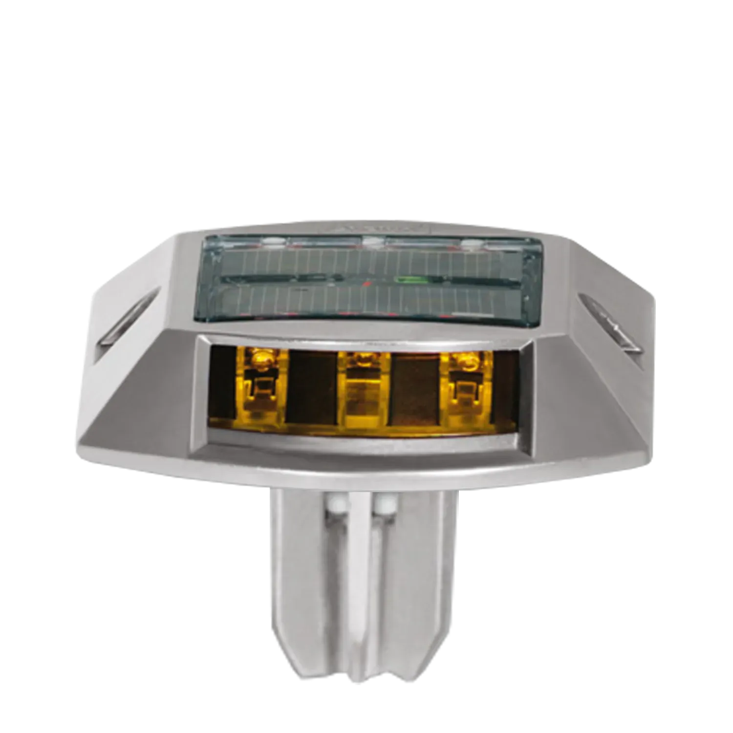 SARI SOLAR YOL BUTONU | 6 LED Solar Flaşör