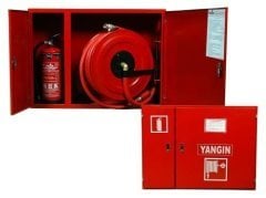 Pimak Yangın Dolabı Set 65x70 1'' Vanalı 30 m Hortumlu