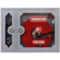 Yangın Dolabı Set 65x80  Tüp Kabinli 2'' Vanalı