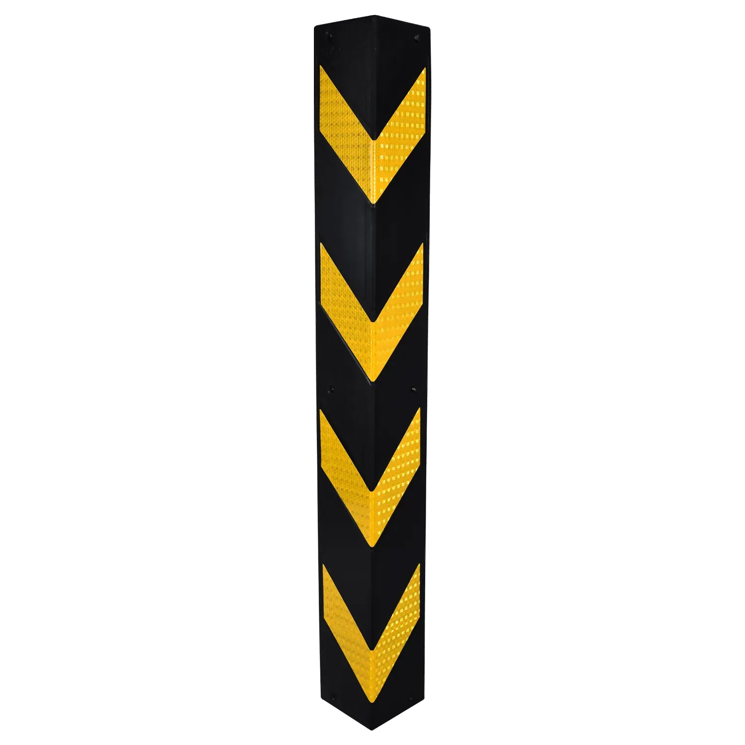 SİYAH Düz Kolon Köşe Koruyucu Reflektif 80 cm