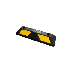 Siyah Kısa Stoper 56x16x10 cm | Kauçuk Reflektörlü