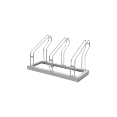 Gri Bisiklet Park 3’lü 40x105 cm | Galvaniz Demir