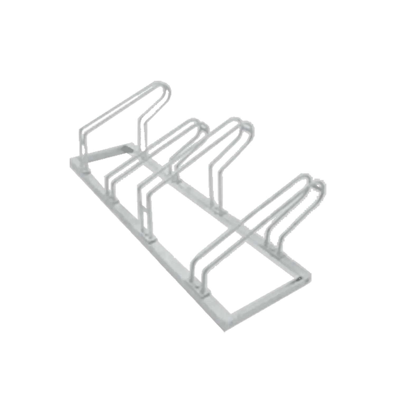 Gri Bisiklet Park 4’lü 40x140 cm | Galvaniz Demir