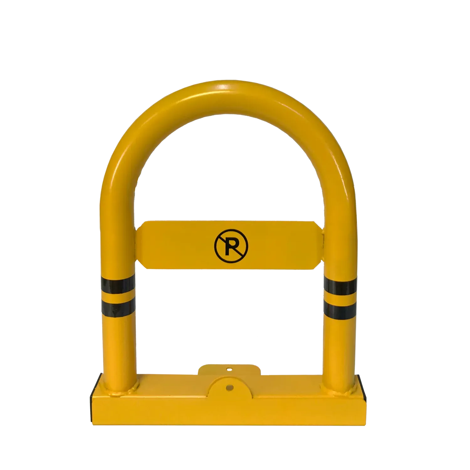 Kilitli Yatar U Direk 40x50 cm | Sarı Demir Bariyer