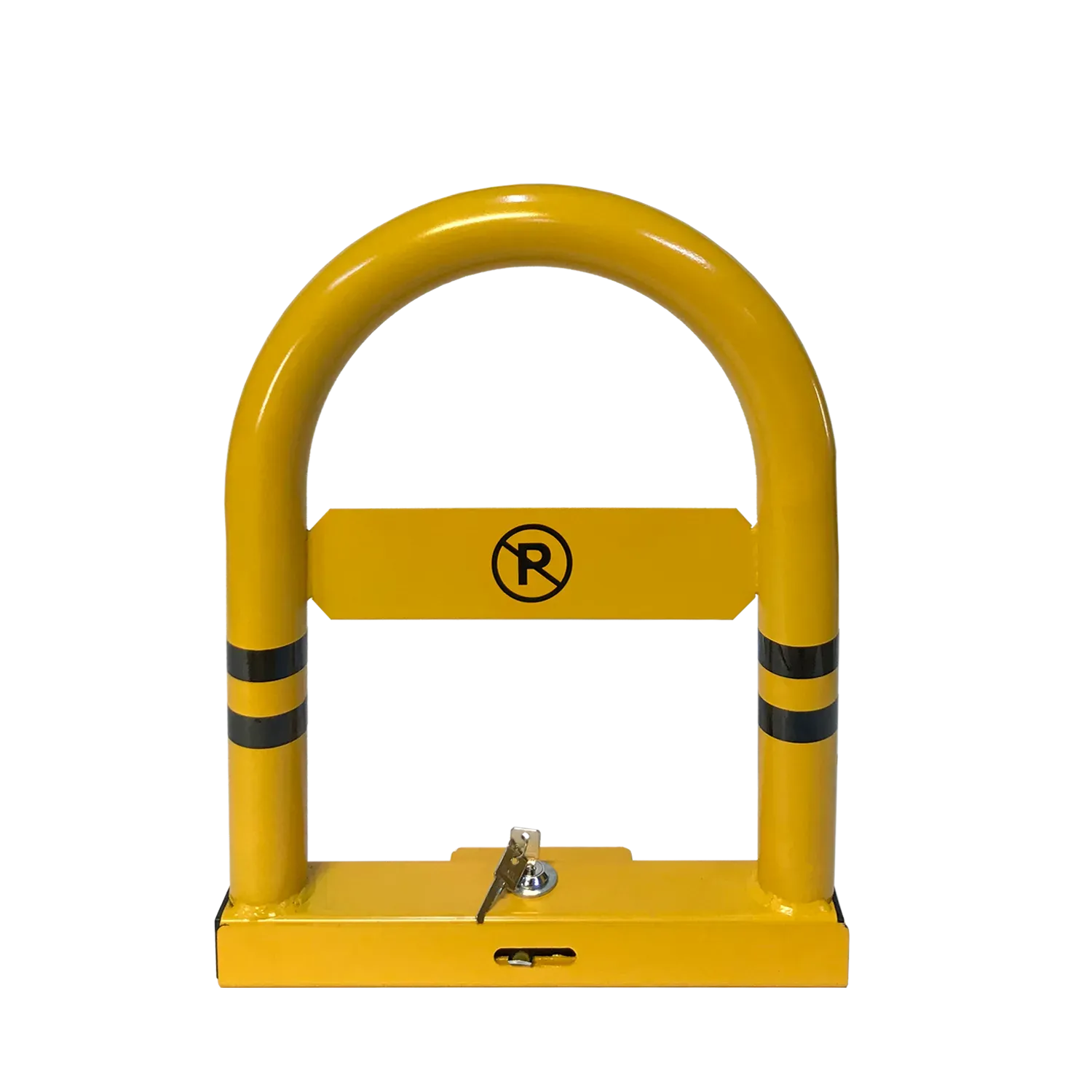 Kendinden Kilitli Yatar U Direk 40x50 cm | Sarı Demir Bariyer