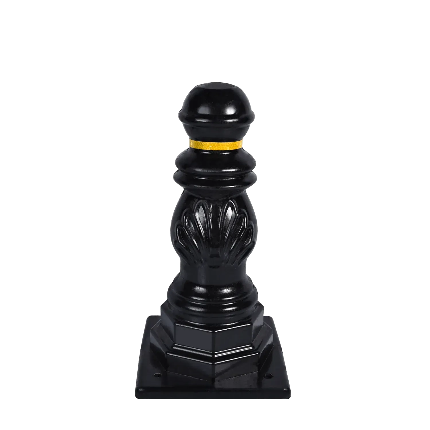 Kompozit Direk 25x47 cm | Siyah Otopark Bariyeri