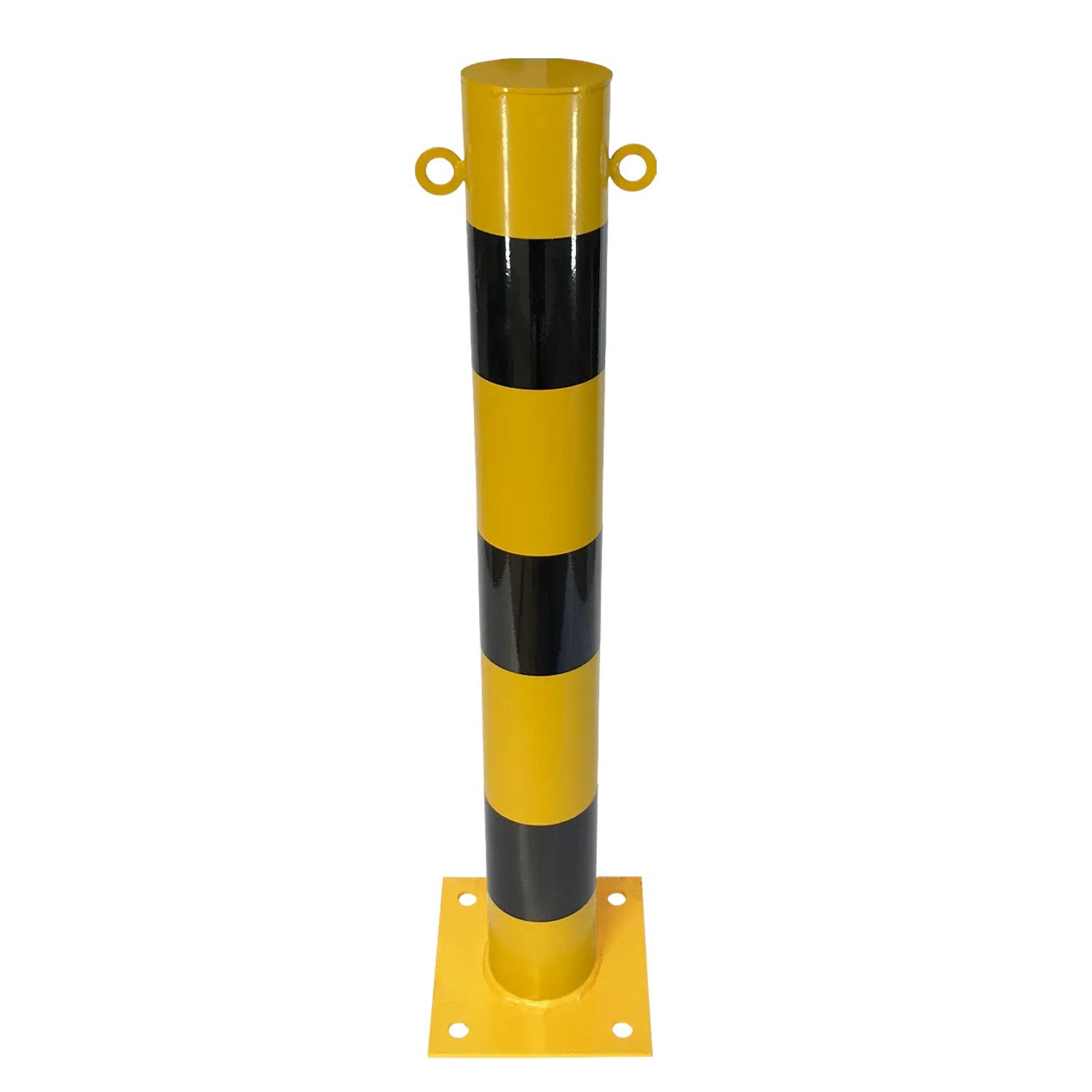 Otopark Kulaklı Sabit Demir Duba 13x75 cm | Sarı Delinatör