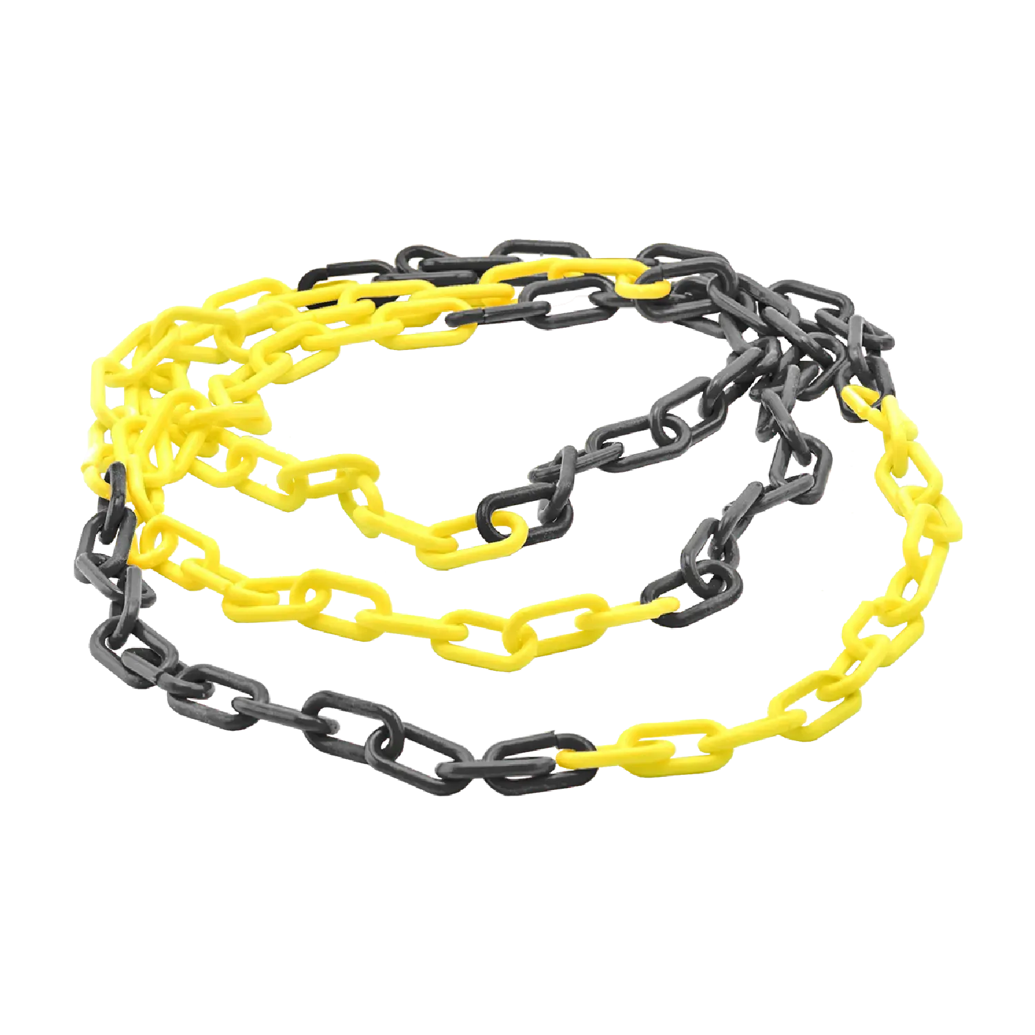 PLASTİK ZİNCİR 8 MM SARI-SİYAH 100M PE