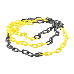 PLASTİK ZİNCİR 8 MM SARI-SİYAH 100M PE
