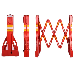 KIRMIZI AKORDİYON BARİYER 110 CM HDPE TAŞINABİLİR