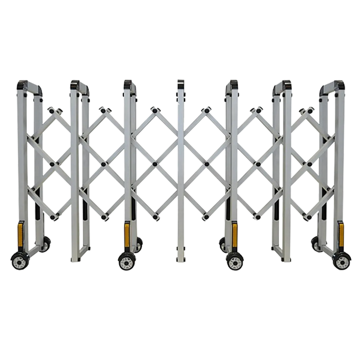 2 METRE ALÜMİNYUM AKORDİYON BARİYER GRİ