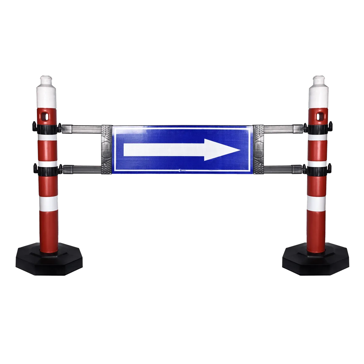 KIRMIZI LEVHALI DİKME BARİYER 125 CM PPC PVC