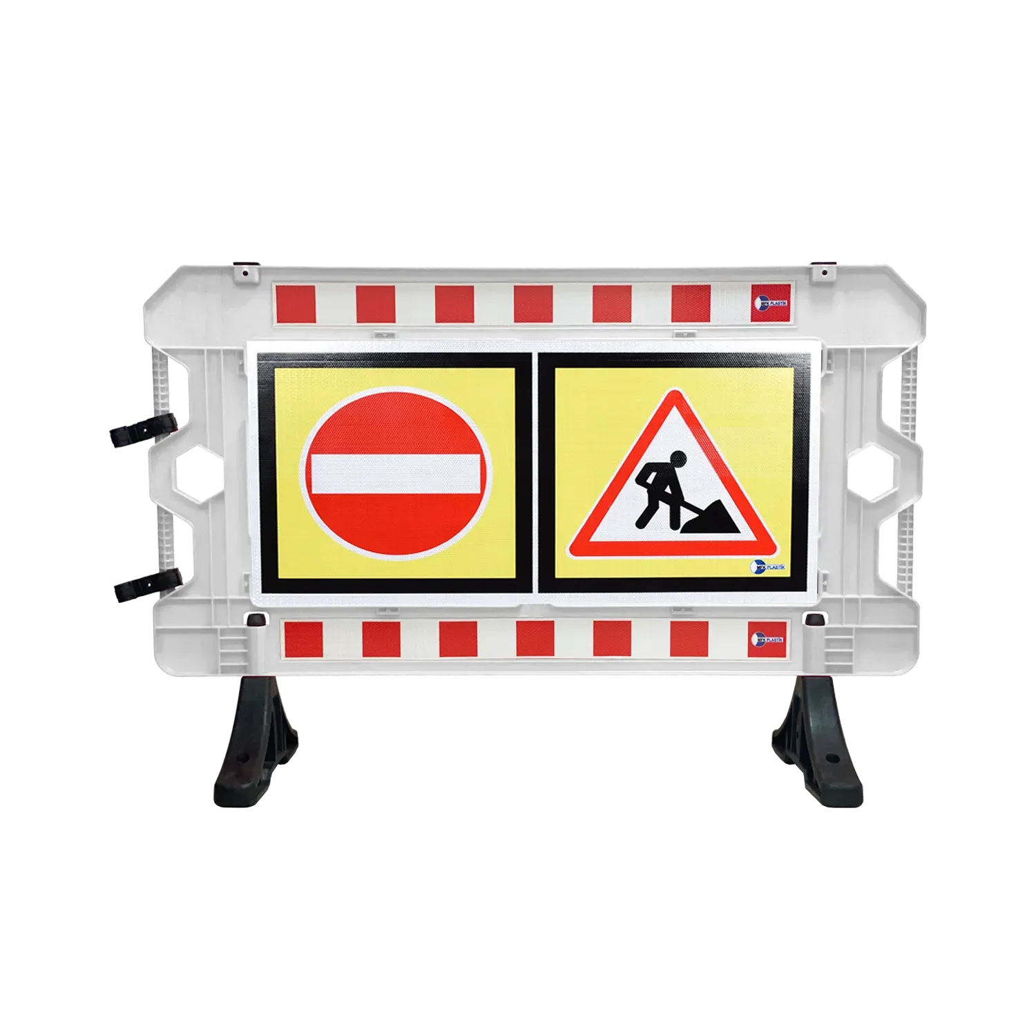 150 CM BEYAZ PANEL BARİYER BASKILI PPC PVC