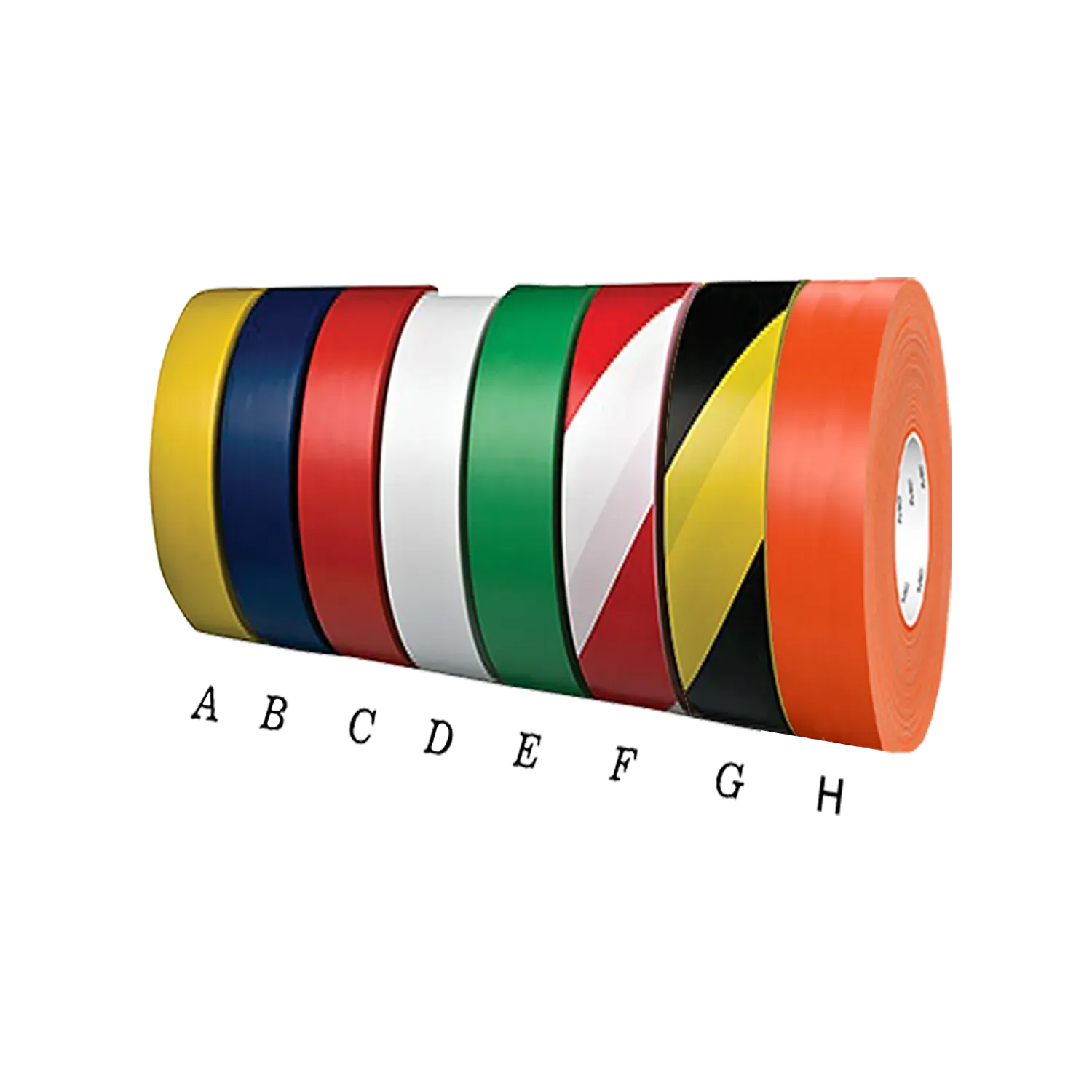 Yer İşaretleme Bandı 5 cm | PVC 30 m (Renkli)