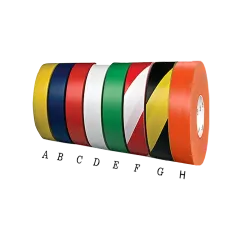 Yer İşaretleme Bandı 5 cm | PVC 30 m (Renkli)