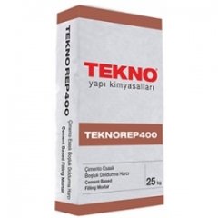 TEKNOREP 400 Çimento esaslı boşluk doldurma harcı