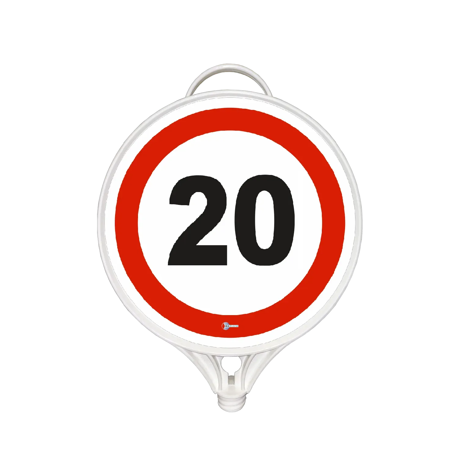 AZAMİ HIZ TABELASI 20 KM TEK TARAFLI PP 280x390 mm